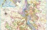 Mapa Ponidzia z trasami rowerowymi