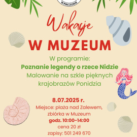 Malowanie na szkle - Wakacje w muzeum 2025