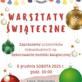 Malowanie bombek w Domu Ariańskim