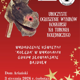 Uroczyste ogłoszenie wyników Konkursu na Turonia Kolędniczego w Pińczowie
