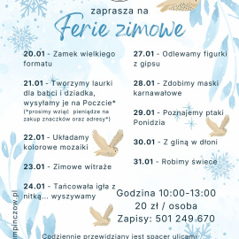 Ferie zimowe w Muzeum Regionalnym