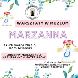 Warsztaty robienia Marzanny w Muzeum Regionalnym w Pińczowie