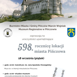 598 rocznica lokacji miasta Pińczowa